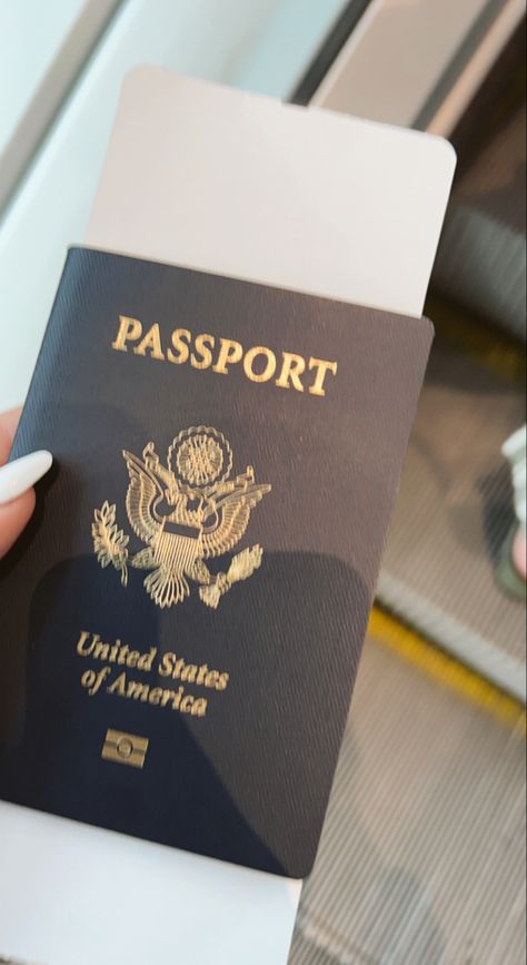 Us Passport Aesthetic, Passport Aesthetic, Usa Passport, United States Passport, Us Passport, Friendship Photoshoot, Travel Visa, Document Sign, Trading Charts