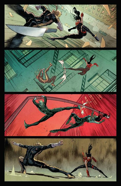 Marvel Defenders (2017) #7 great example of action fight scene on American comic book art by comic artist David Marquez reference Marvel Defenders, Comic Book Display, American Comic, Comic Book Layout, Comic Book Drawing, Arte Nerd, Comic Book Art Style, Scene Drawing, Comic Tutorial