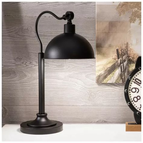 Black Farmhouse Table, Farmhouse Table Lamps, Black Farmhouse, Office Lamp, Task Lamp, Frame Light, Home Accessory, Table Lamps For Bedroom, Task Lamps