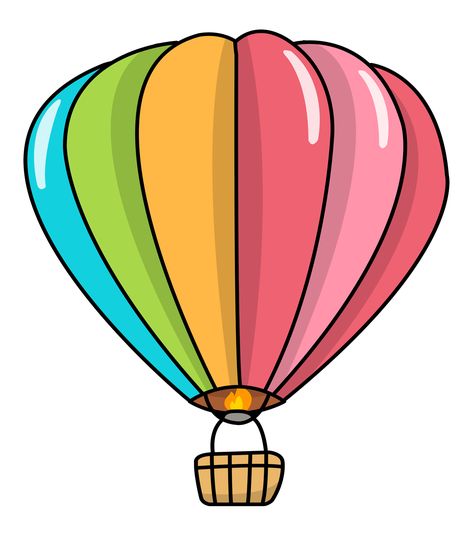 Hot Air Balloon Clip Art Hot Air Balloon Cartoon, Balloon Clip Art, Hot Air Balloon Drawing, Hot Air Balloon Clipart, Owl Clip Art, Cupcake Drawing, Balloon Clipart, School Murals, Clip Art Pictures