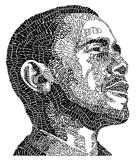 Portraits — Sarah King Word Pictures Art, Typographic Portrait, Typography Portrait, Identity Illustration, Text Portrait, Sarah King, Typography Drawing, Word Drawings, King Design