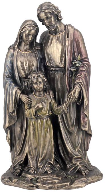 Figurine, Roman Catholic Art, White Statue, Sacred Heart Art, St Joseph Catholic, Religious Statues, Family Statue, Jesus Statue, Catholic Statues