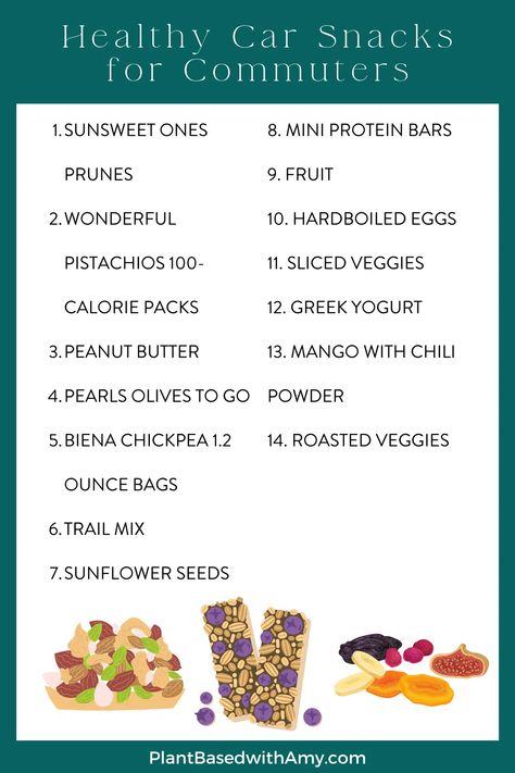 14 Healthy Snacks to Keep in the Car - Plant Based with Amy Snacks To Keep In Car, Prepping 101, Car Snacks, The Best Snacks, Best Snacks, Snack Boxes, In Car, In The Car, Survival Prepping