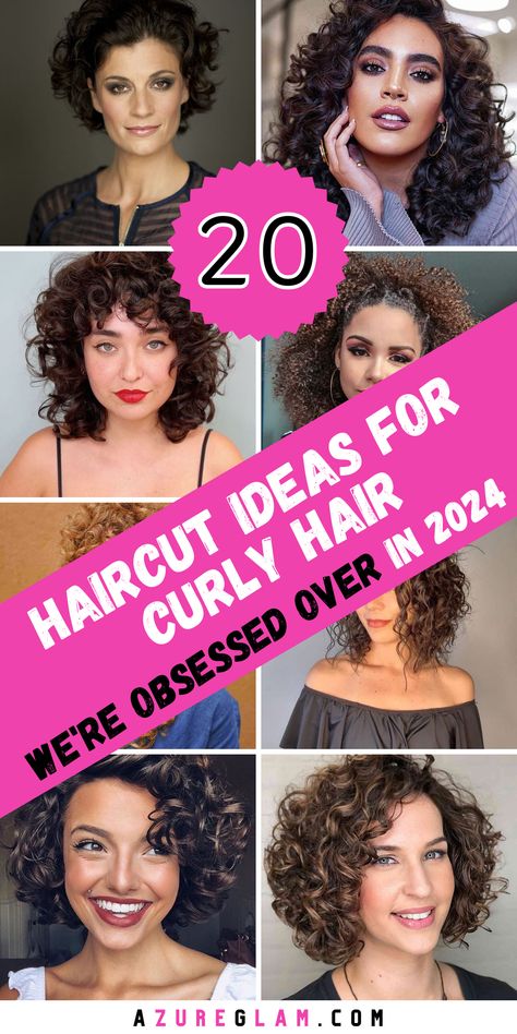 Elevate your curly hair game in 2024 with our selection of 20 haircut ideas. No matter the length of your curly hair - short, medium, or long - we have the perfect styles to accentuate your natural curls. Explore shaggy, pixie, and butterfly cuts, among others. These haircuts are designed for everyone, including men, women, girls, and boys. Embrace your curly hair and discover a new level of confidence and style. Best Length For Curly Hair, Hair Cut Ideas For Curly Hair Girl, Short Curly Hair For Square Face Shape, Haircut For Curly Hair Girl, Short Haircuts With Curly Hair, Natural Curly Lob Haircut, Natural Curly Hair Haircut, Hair Designs For Medium Length Hair, Haircut Ideas For Short Curly Hair