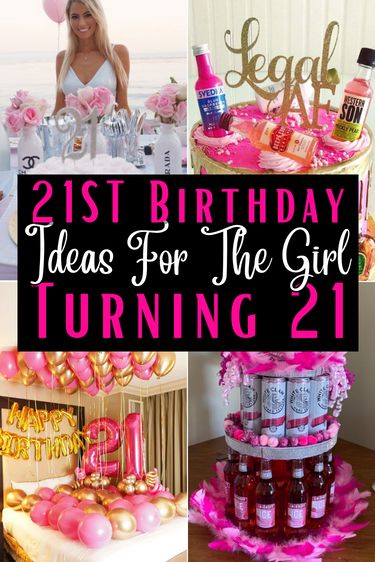 She'll be excited by all of these fun things to do on her 21st birthday party for girls turning 21! These 21st birthday checklist ideas are a must try, as they make the perfect 21st birthday decoration ideas for guys, fun 21st birthday game ideas, and nice 21st birthday food and drinks ideas. From trendy 21st birthday themes ideas, to fun 21st birthday outdoor decorations ideas, to the most wanted 21st birthday gifts ideas, your celebrant (daughter, son, best friend) will love to try them out! 21st Birthday Basket Ideas For Women, 21st Birthday Checklist Ideas, 21st Gifts For Her, 21st Birthday Gift Wrapping Ideas, 21st Birthday Ideas For Sister, 21 Birthday Gifts Ideas, 21st Birthday Weekend Ideas, 21th Birthday Ideas, Table Decorations For 21st Birthday