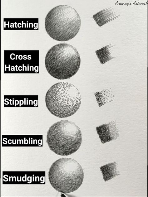 Shading In Painting, Sketching With Shading, How To Use Shading Pencils, Croquis, Shading Practice Reference, Ball Shading Reference, Different Shading Techniques, Shades Drawing Pencil, Drawing Shading Reference