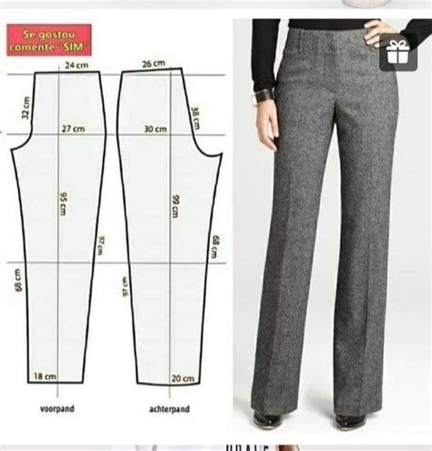 Trouser Pattern, Corset Sewing Pattern, Fashion Sewing Pattern, Dress C4A Seluar Slack, Women Trousers Pattern, Seluar Wanita, Como Fazer Short, Women Pants Pattern, Clothing Pattern Design, Mens Sewing Patterns, Trouser Pattern, Trousers Pattern