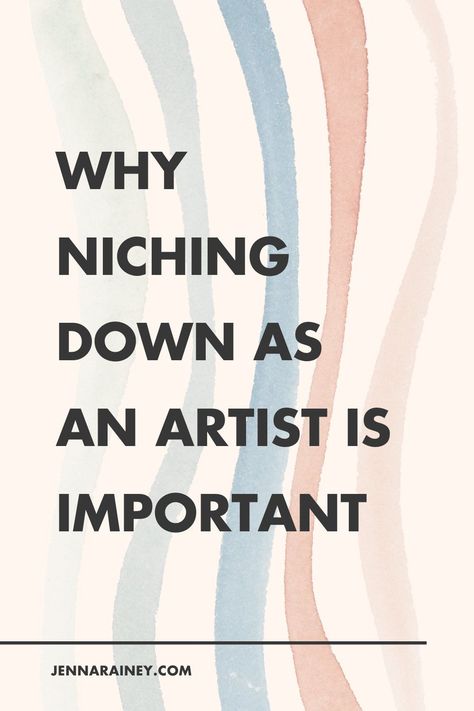 Most art business owners make the mistake of casting their net so wide that they dilute their offerings. Instead, learn how to find and stick with your niche to make your art business more profitable. Starting An Art Business, Art Business Logo, Finding Your Niche, Logo Online Shop, Retirement Strategies, Entrepreneur Ideas, Branding 101, Breathing Room, Art Biz