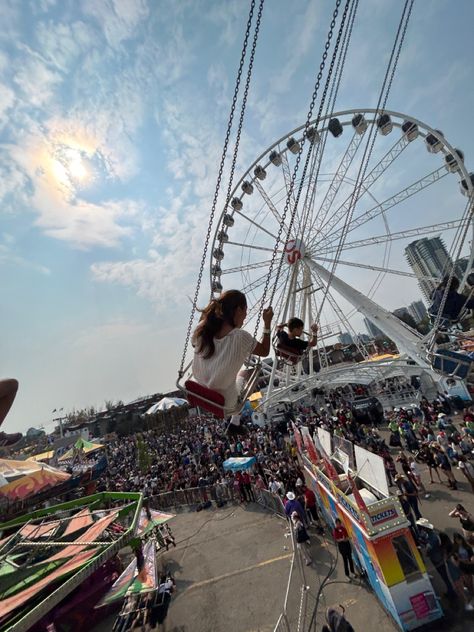 #stampede #calgary #aesthetic #city May 2024 Aesthetic, Calgary Stampede Aesthetic, Stampede Outfit Calgary Women, Stampede Aesthetic, Calgary Aesthetic, Stampede Calgary, Canadian Aesthetic, Stampede Outfit, Toronto Summer