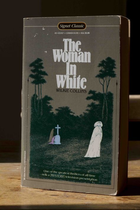 The Woman in White, by Wilkie Collins Classic Books, The Woman In White, Wilkie Collins, Woman In White, White Books, Greatest Mysteries, Black Forest, Book Worms, Book Worth Reading