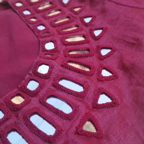 Miral Hand Work Blouse, Latest Mirror Work Dresses, Mirral Wark, Mirar Work Design, Mirar Work Design Blouse, Mirar Work Kurti, Miral Hand Work, Mirror Work Kurti Design, Mirror Work Kurti