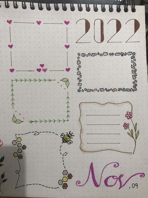 Creative Notes Ideas Writing Tips, Hiasan Peta Konsep, Cute Easy Doodles, Doodle Borders, Doodle Frame, Bible Journaling Ideas Drawings, Kartu Valentine, Paper Background Design, Page Borders Design