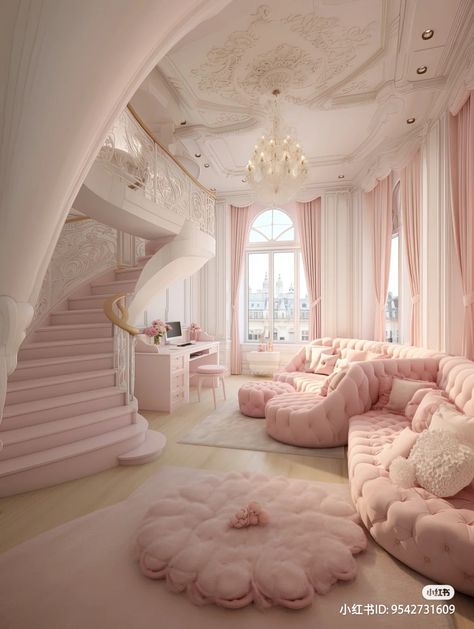Casa Fantasy, Pink Bedroom Decor, Pink Room Decor, Hiasan Bilik, Cozy Room Decor, Dream House Rooms, Luxury Rooms, Pink Bedroom, Dream Room Inspiration