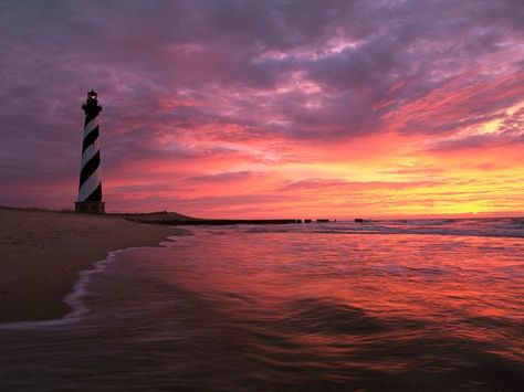 Hatteras Lighthouse, Cape Hatteras Lighthouse, Outer Banks North Carolina, Outer Banks Vacation, Outer Banks Nc, Cape Hatteras, Outer Banks, Dream Vacations, Vacation Spots