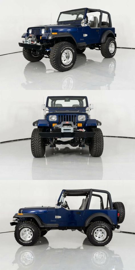 Old Jeep Wrangler, 1994 Jeep Wrangler, Jeep Wrangler 1995, 1995 Jeep Wrangler, Two Door Jeep Wrangler, Jeep Wrangler Models, Yj Wrangler, Jeep Things, Jeep Wrangler For Sale