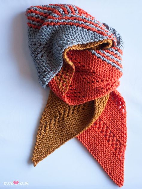 Marmalade Dream PDF Lace Scarf Knitting Pattern | Scarf knitting patterns, Knitting patterns, Knit scarf Shawl Patterns, Scarf Knitting Pattern, Color Transition, Designer Patterns, Striped Shawl, Simple Lace, Cowl Knitting Pattern, Scarf Knitting, Shawl Knitting Patterns