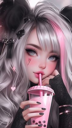 ليلو وستيتش, Gambar Lanskap, Animal Crossing Fan Art, Pink Wallpaper Anime, Cute Walpaper, Images Kawaii, Girly Drawings, Girly Art Illustrations