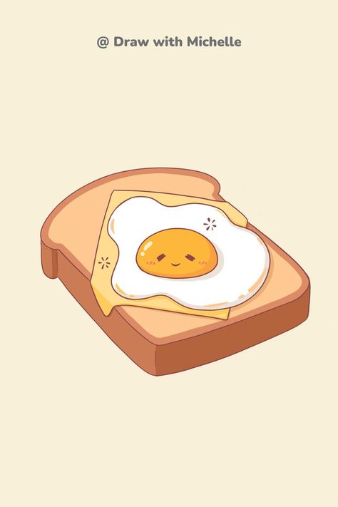 Kawaii, Freeze Eggs, Cute Toast, Egg And Potato, Cheese Drawing, White Recipes, Egg Roll Recipe, Egg White Recipes, Egg Ideas