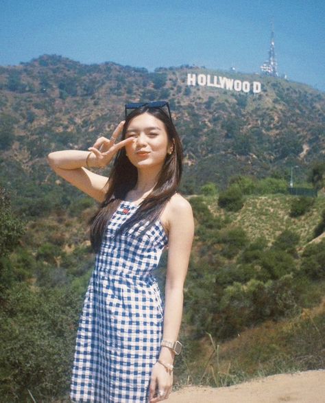 Los Angeles, Angeles, Francine Diaz Aesthetic, Korean Cute Outfits, Aesthetic Los Angeles, Francine Diaz, Blue Suit, Blackpink Rose, Old Pictures