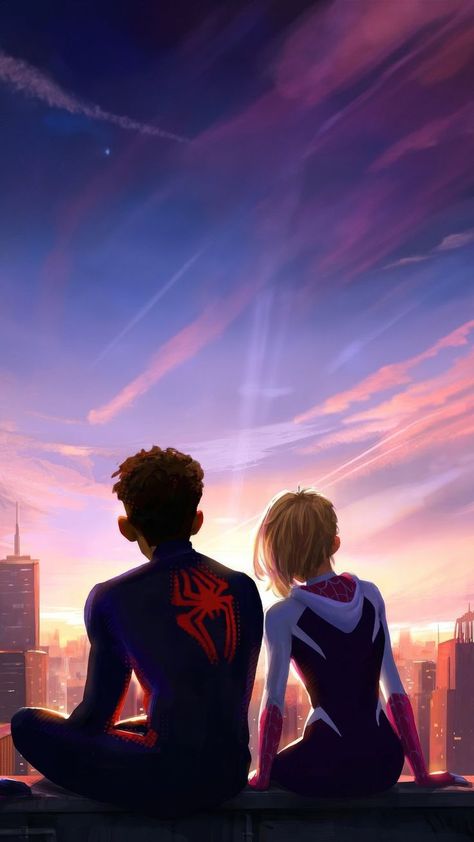 🕷️🕸️🫠 Spiderman And Spider Gwen, Marvel Phone Wallpaper, Image Spiderman, Miles Spiderman, Spider-man Wallpaper, Miles Morales Spiderman, Spiderman Spider, Spider Art, Pahlawan Marvel