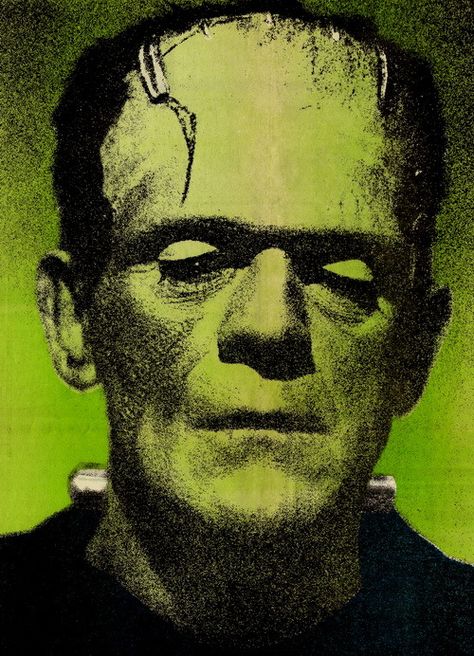 Frankenstein Artwork, Boris Karloff Frankenstein, Frankenstein Film, Modern Prometheus, Dr Frankenstein, Frankenstein Art, The Legend Of Sleepy Hollow, Frankenstein Monster, The Creeper