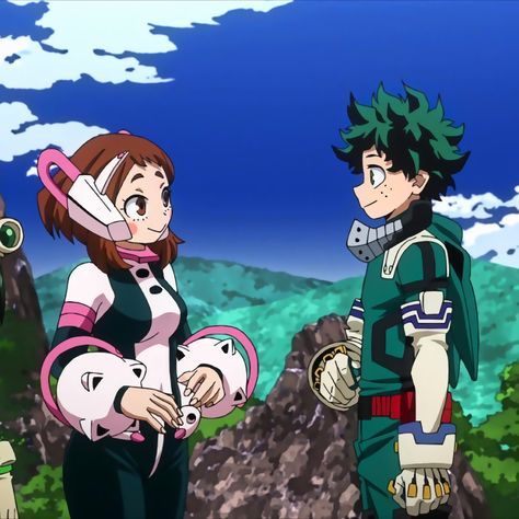 Uraraka Screencaps, Uraraka X Deku, Strongest Superhero, Superhero Academy, Melody Hello Kitty, Hiccup And Astrid, Film Icon, Sonic Heroes, Old Memes