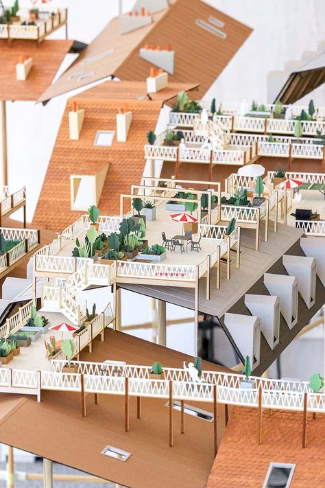 Green Roof System, Architecture Foundation, Urban Heat Island, Arch Model, Architecture Model Making, Masonry Wall, Head In The Clouds, Urban Fabric, Natural Ventilation