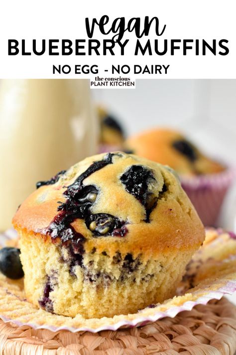 Vegan Blueberry Muffin Recipe, Vegan Breakfast Muffins, Quick Sweets, Healthier Me, Vegan Blueberry Muffins, Berry Muffins, Low Carb Low Fat Recipes, Vegan Muffins, Lemon Blueberry Muffins