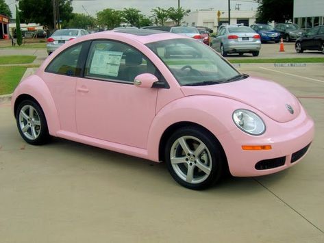 Beetle Wallpaper, Pink Volkswagen, Pink Volkswagen Beetle, Pink Beetle, Kdf Wagen, Daydream Believer, Wallpaper Car, Bug Car, Volkswagen New Beetle