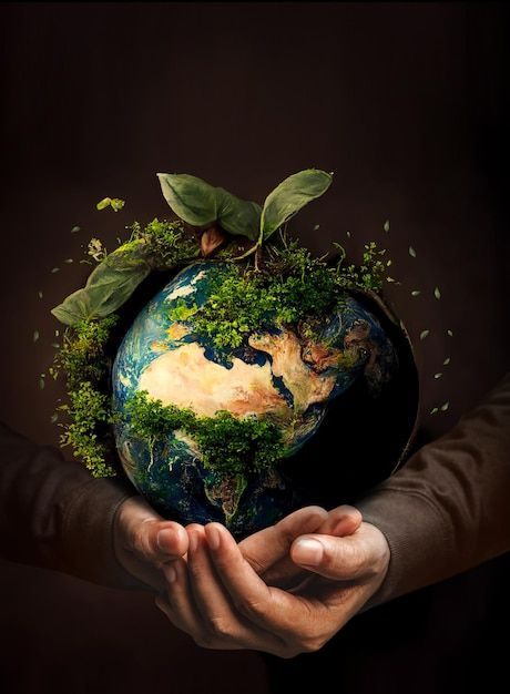 Photo 3d illustration of earth day, man ... | Premium Photo #Freepik #photo #eco-earth #green-world #nature-conservation #sustainable Nature 3d, World Earth Day, Earth Images, Save Nature, Save Trees, Earth Photos, Earth Pictures, World Environment Day, Green Earth