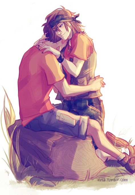 Chris Rodriguez and Clarisse La Rue by Viria Tumblr, Hazel Levesque, Clarisse And Chris, Clarisse Percy Jackson, Viria Percy Jackson, Chris Rodriguez, Percy Jackson Fanart, House Of Hades, Zio Rick