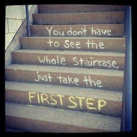 Don't be afraid to take the first step Paulo Coelho, Ig Bios, Creative Sayings, Ig Quotes, Quotes Thoughts, Bio Quotes, Stay Positive, Instagram Ideas, Take The First Step