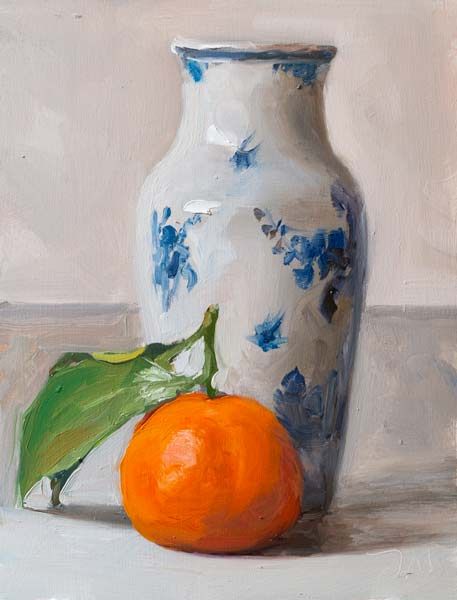 Delft Vase, Oil Painting Inspiration, Oil Painting Tutorial, Still Life Flowers, Vase Art, Fruit Painting, Still Life Oil Painting, Daily Painting, Painting Still Life