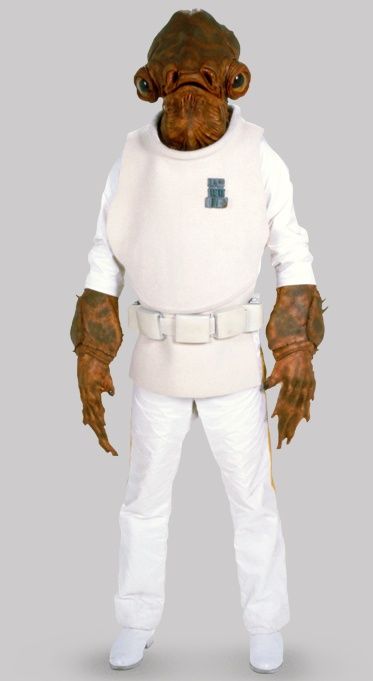 Admiral Ackbar from Star Wars Return Of The Jedi Mon Calamari, Dragon Punch, Halloween Challenge, Admiral Ackbar, Lando Calrissian, Star Wars Costumes, Original Trilogy, The Force Is Strong, Galactic Empire