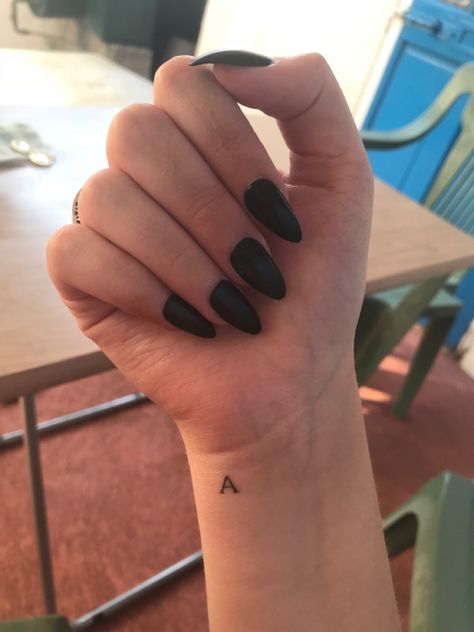 Handwritten Book, Library Shelf, Small Forearm Tattoos, Hip Tattoos Women, Cute Tiny Tattoos, Initial Tattoo, E Tattoo, Discreet Tattoos, Dainty Tattoos