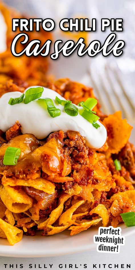 Frito Chili Casserole, Frito Chili Pie Casserole, Frito Chili Pie Recipe, Chilli Casserole, Chili Pie Recipe, Frito Recipe, Frito Pie Recipe, Frito Chili, Frito Chili Pie