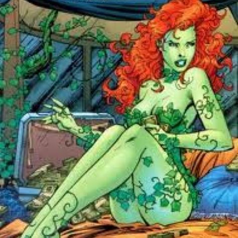 I love the original! Red Head Cartoon, Poison Ivy Comic, Dc Poison Ivy, Poison Ivy Dc Comics, Ivy Costume, Poison Ivy Cosplay, Poison Ivy Costumes, Poison Ivy Batman, Bd Art