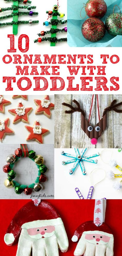 Natal, Diy Christmas Ornaments For Toddlers, Christmas Ornaments For Toddlers, Ornaments For Toddlers, Toddler Ornaments, Christmas Ornaments Diy Kids, Ornaments Diy Kids, Christmas Pillows Diy, Ornaments To Make