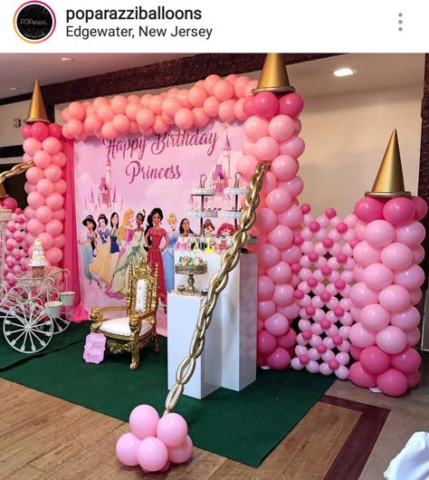 Disney's Princess Theme Background Backdrop Disney Princess Backdrop, Princess Theme Party Decorations, Disney Princess Theme Birthday Party, Disney Princess Theme Party, Princess Backdrops, Disney Princess Theme, Princess Birthday Party Decorations, Princess Theme Birthday, Disney Princess Birthday Party