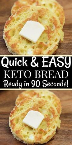 Easy Keto Bread, 90 Second Bread, Best Low Carb Bread, Keto Friendly Bread, 90 Second Keto Bread, Sandwich Sides, Bread Keto, Low Carb Backen, Breakfast Low Carb