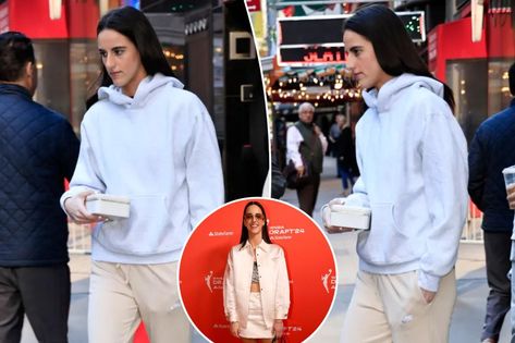 Caitlin Clark steps out in $200 Nike look after $17,000 Prada outfit at WNBA Draft Prada Outfit, Indiana Fever, Nike Looks, Caitlin Clark, Weird But True, Iowa Hawkeyes, Parenting Styles, Wnba, Men’s Health