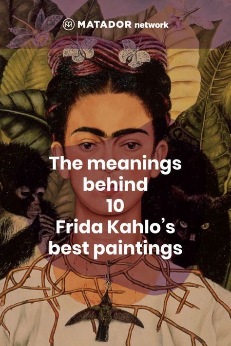 Frida Kahlo's paintings are incredibly famous, but their meanings can remain enigmatic. Here are the stories behind 10 Frida Kahlo paintings. Famous Frida Kahlo Paintings, Frida Kahlo Famous Paintings, Frida Khalo Self Portrait, Frieda Kahlo Artwork Paintings, Paintings Of Frida Kahlo, Paintings By Frida Kahlo, Paintings By Freida Kahlo, Art By Frida Kahlo, Freda Carlo Painting