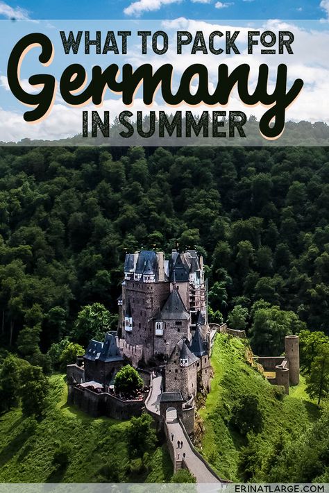 Packing List For Europe, Summer Packing List, Germany Summer, Summer Packing Lists, Summer Travel Destinations, Europe Packing List, Summer Packing, Europe Summer, Travel Summer