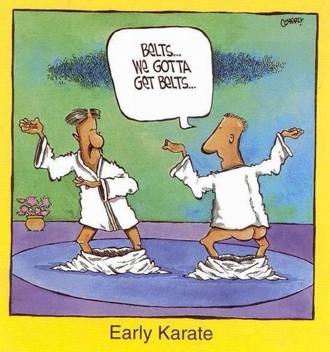 How Karate belts started  Source: Laughing (Fb) Jiu Jitsu, Humour, Karate Jokes, Martial Arts Fashion, Karate Belts, Martial Arts Humor, Jiu Jitsu Memes, Kenpo Karate, Martial Art Uniform