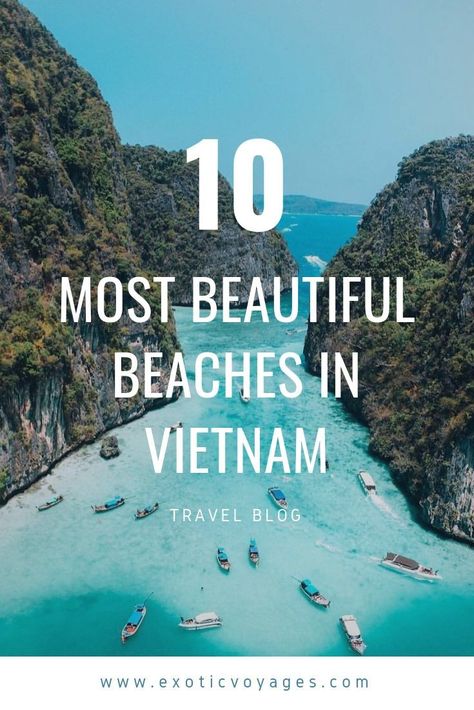 Explore 10 most well-loved beaches in Vietnam - a unique charm of Vietnam. #vietnam #beach #travel #beaches #beautiful #destinations #wanderlust #photography #tips Con Dao, Da Nang, Ha Long Bay, Ha Long, Vietnam, Ha Long Bay Vietnam, Phu Quoc, Amazing Destinations, Southeast Asia