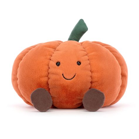 Jellycat Amuseable Pumpkin | Good Crowd // Good gifts for great people Kawaii, Cheeky Grin, Fall Friends, Terracotta Orange, Beady Eye, Brown Booties, Pumpkin Faces, Cute Pumpkin, Happy Smile
