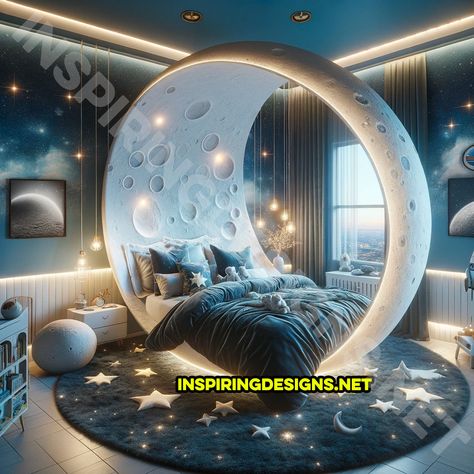 Galaxy Room Design, Preteen Boys Bedroom, Solar System Room, Mystical Bedroom, Outer Space Bedroom, Nightmare Before Christmas Bedding, Star Room, Moon Things, Galaxy Bedroom