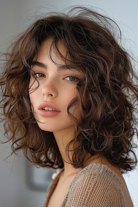 The Best Curly Hairstyles & Haircuts of 2024 Balayage, Romantic Haircut, Ouidad Haircut, Wavy Curly Hair Cuts, Curly Lob Haircut, Voluminous Curly Hair, Curly Hair Bob Haircut, Naturally Wavy Hair Cuts, Brunette Tones