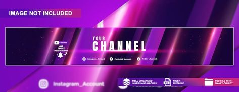 Youtube banner template PSD File Ready For Download, realistic image and professional for your youtube channel #banner #youtube #cover #template #socialmedia #channel #design #gaminge Youtube Banner Technical, Youtube Banner Ideas Design, Youtube Banner Template Gaming, Cover For Youtube Channel, Youtube Background Banner, Youtube Banner Gamer, Youtube Banner Backgrounds 2048x1152, You Tube Banner 1024×576, Youtube Channel Banner Templates