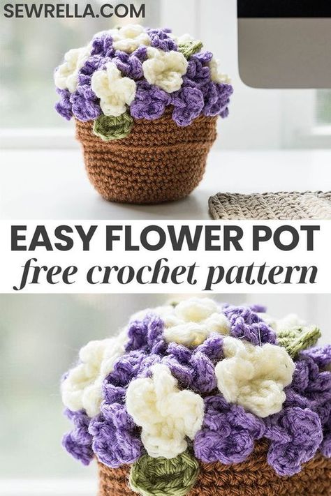 Amigurumi Patterns, Knitting Beginners, Crochet Garden, Crochet Flowers Easy, Crochet Flowers Free Pattern, Beginners Crochet, Crochet Plant, Crochet Blog, Stitch Crochet